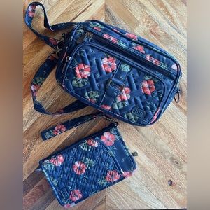 ❌SOLD❌ LUG TRAVEL Crossbody Bag and Wristlet Wallet